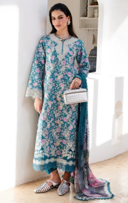 Az 1535 To 1538 Alzohaib Online Cotton Dupatta Pakistani Salwar Suits